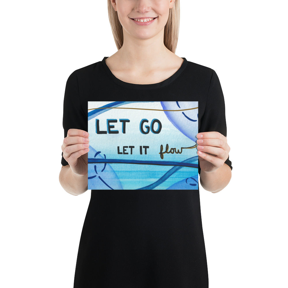 Let Go Let It Flow | Art Print